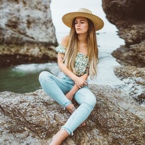 100% straw hat by Lack of Color